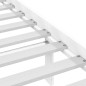 vidaXL Massivholzbett Weiß 140x190 cm vidaXL Massivholzbett Weiß 140x190 cm