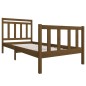 vidaXL Massivholzbett Honigbraun 100x200 cm vidaXL Massivholzbett Honigbraun 100x200 cm