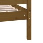 vidaXL Massivholzbett Honigbraun 100x200 cm vidaXL Massivholzbett Honigbraun 100x200 cm