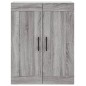 vidaXL Highboard Grau Sonoma 69,5x34x180 cm Holzwerkstoff vidaXL Highboard Grau Sonoma 69,5x34x180 cm Holzwerkstoff