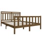 vidaXL Massivholzbett Honigbraun 150x200 cm vidaXL Massivholzbett Honigbraun 150x200 cm