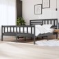 vidaXL Massivholzbett Grau 180x200 cm vidaXL Massivholzbett Grau 180x200 cm