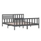 vidaXL Massivholzbett Grau 180x200 cm vidaXL Massivholzbett Grau 180x200 cm