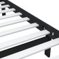 vidaXL Massivholzbett Schwarz 75x190 cm vidaXL Massivholzbett Schwarz 75x190 cm