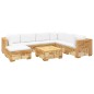 vidaXL 8-tlg. Garten-Lounge-Set mit Kissen Massivholz Teak vidaXL 8-tlg. Garten-Lounge-Set mit Kissen Massivholz Teak