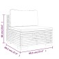 vidaXL 8-tlg. Garten-Lounge-Set mit Kissen Massivholz Teak vidaXL 8-tlg. Garten-Lounge-Set mit Kissen Massivholz Teak