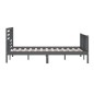 vidaXL Massivholzbett Grau 140x200 cm vidaXL Massivholzbett Grau 140x200 cm