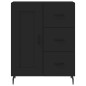 vidaXL Highboard Schwarz 69,5x34x180 cm Holzwerkstoff vidaXL Highboard Schwarz 69,5x34x180 cm Holzwerkstoff