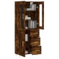 vidaXL Highboard Räuchereiche 69,5x34x180 cm Holzwerkstoff vidaXL Highboard Räuchereiche 69,5x34x180 cm Holzwerkstoff