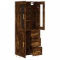 vidaXL Highboard Räuchereiche 69,5x34x180 cm Holzwerkstoff vidaXL Highboard Räuchereiche 69,5x34x180 cm Holzwerkstoff