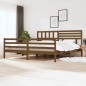 vidaXL Massivholzbett Honigbraun 200x200 cm vidaXL Massivholzbett Honigbraun 200x200 cm
