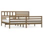 vidaXL Massivholzbett Honigbraun 200x200 cm vidaXL Massivholzbett Honigbraun 200x200 cm