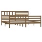 vidaXL Massivholzbett Honigbraun 200x200 cm vidaXL Massivholzbett Honigbraun 200x200 cm