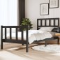vidaXL Massivholzbett Grau 90x190 cm vidaXL Massivholzbett Grau 90x190 cm