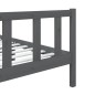 vidaXL Massivholzbett Grau 90x190 cm vidaXL Massivholzbett Grau 90x190 cm
