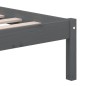 vidaXL Massivholzbett Grau 180x200 cm vidaXL Massivholzbett Grau 180x200 cm