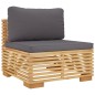 vidaXL 5-tlg. Garten-Lounge-Set mit Kissen Massivholz Teak vidaXL 5-tlg. Garten-Lounge-Set mit Kissen Massivholz Teak