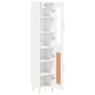 vidaXL Highboard Hochglanz-Weiß 34,5x34x180 cm Holzwerkstoff vidaXL Highboard Hochglanz-Weiß 34,5x34x180 cm Holzwerkstoff