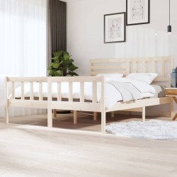 vidaXL Massivholzbett 180x200 cm