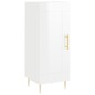 vidaXL Highboard Hochglanz-Weiß 34,5x34x180 cm Holzwerkstoff vidaXL Highboard Hochglanz-Weiß 34,5x34x180 cm Holzwerkstoff