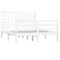 vidaXL Massivholzbett Weiß 120x190 cm vidaXL Massivholzbett Weiß 120x190 cm