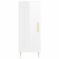 vidaXL Highboard Hochglanz-Weiß 34,5x34x180 cm Holzwerkstoff vidaXL Highboard Hochglanz-Weiß 34,5x34x180 cm Holzwerkstoff