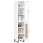 Highboard Weiß 34,5x34x180 cm Holzwerkstoff Highboard Weiß 34,5x34x180 cm Holzwerkstoff