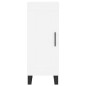 Highboard Weiß 34,5x34x180 cm Holzwerkstoff Highboard Weiß 34,5x34x180 cm Holzwerkstoff
