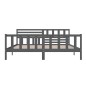 vidaXL Massivholzbett Grau 200x200 cm vidaXL Massivholzbett Grau 200x200 cm