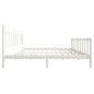 vidaXL Massivholzbett Weiß 180x200 cm vidaXL Massivholzbett Weiß 180x200 cm