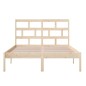 vidaXL Massivholzbett 150x200 cm vidaXL Massivholzbett 150x200 cm