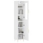 vidaXL Highboard Weiß 34,5x34x180 cm Holzwerkstoff vidaXL Highboard Weiß 34,5x34x180 cm Holzwerkstoff