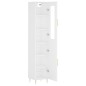 vidaXL Highboard Weiß 34,5x34x180 cm Holzwerkstoff vidaXL Highboard Weiß 34,5x34x180 cm Holzwerkstoff