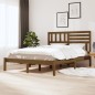 vidaXL Massivholzbett Honigbraun Kiefer 140x190 cm vidaXL Massivholzbett Honigbraun Kiefer 140x190 cm