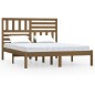 vidaXL Massivholzbett Honigbraun Kiefer 140x190 cm vidaXL Massivholzbett Honigbraun Kiefer 140x190 cm