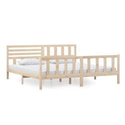 vidaXL Massivholzbett 200x200 cm