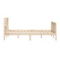 vidaXL Massivholzbett 200x200 cm vidaXL Massivholzbett 200x200 cm