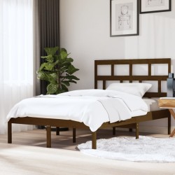 vidaXL Massivholzbett Honigbraun 150x200 cm