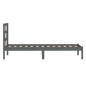 vidaXL Massivholzbett Grau 90x190 cm vidaXL Massivholzbett Grau 90x190 cm