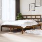 vidaXL Massivholzbett Honigbraun 135x190 cm vidaXL Massivholzbett Honigbraun 135x190 cm