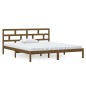 vidaXL Massivholzbett Honigbraun 135x190 cm vidaXL Massivholzbett Honigbraun 135x190 cm