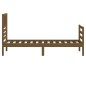 vidaXL Massivholzbett Honigbraun 90x200 cm vidaXL Massivholzbett Honigbraun 90x200 cm