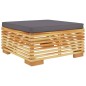 vidaXL 5-tlg. Garten-Lounge-Set mit Kissen Massivholz Teak vidaXL 5-tlg. Garten-Lounge-Set mit Kissen Massivholz Teak