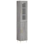 Highboard Grau Sonoma 34,5x34x180 cm Holzwerkstoff Highboard Grau Sonoma 34,5x34x180 cm Holzwerkstoff