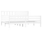 vidaXL Massivholzbett Weiß 200x200 cm vidaXL Massivholzbett Weiß 200x200 cm