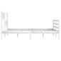 vidaXL Massivholzbett Weiß 200x200 cm vidaXL Massivholzbett Weiß 200x200 cm