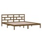 vidaXL Massivholzbett Honigbraun Kiefer 140x190 cm vidaXL Massivholzbett Honigbraun Kiefer 140x190 cm