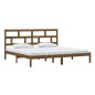 vidaXL Massivholzbett Honigbraun Kiefer 200x200 cm vidaXL Massivholzbett Honigbraun Kiefer 200x200 cm