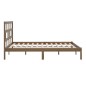 vidaXL Massivholzbett Honigbraun Kiefer 200x200 cm vidaXL Massivholzbett Honigbraun Kiefer 200x200 cm