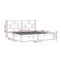vidaXL Massivholzbett Honigbraun Kiefer 200x200 cm vidaXL Massivholzbett Honigbraun Kiefer 200x200 cm